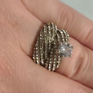 Faux engagement ring